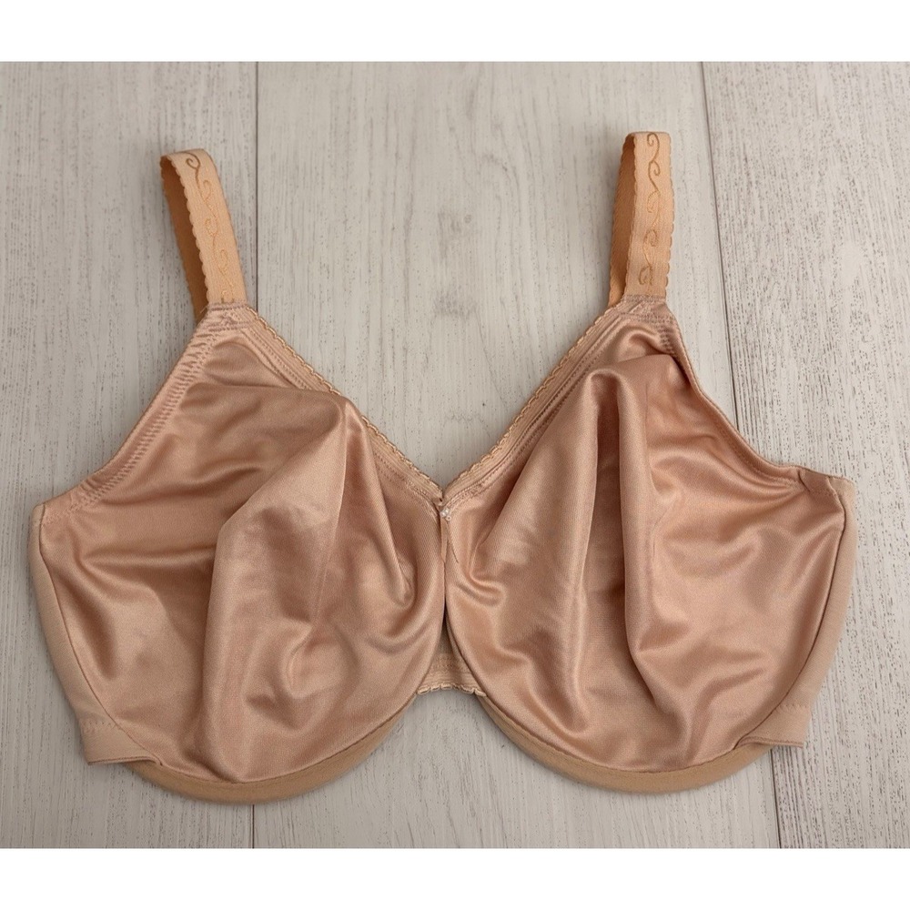 Wacoal Simple Shaping Minimizer Bra Sz 38DDD Nude Beige Full Coverage 857109